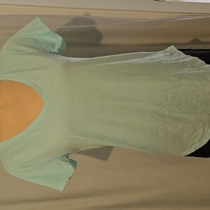Style and Co. Mint, V-neck tee shirt, New
